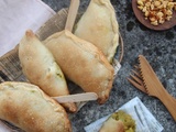 Chaussons aux oignons curry et pois chiche