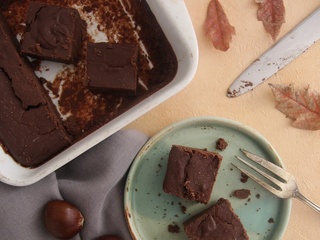 Fondant au chocolat à la farine de châtaigne