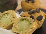 Muffins surprise au brocoli, curry et coco