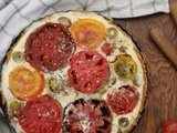 Quiche à la tomate et aux olives