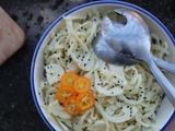 Salade de chou au miso façon coleslaw