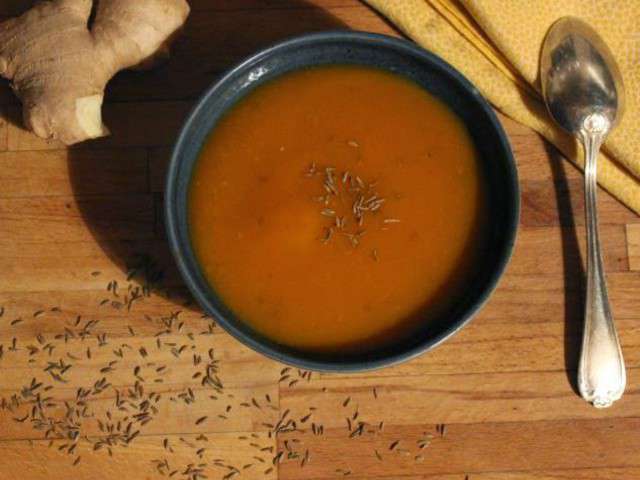 Soupe carotte cumin au blender chauffant : Il était une fois la pâtisserie