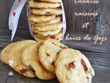 Cookies raisins et baies de Goji