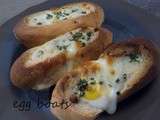 Egg boats au fromage