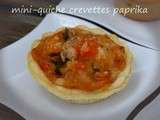 Mini tarte aux crevettes