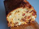 Cake chorizo, feta, tomates séchées