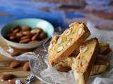 Biscotti aux amandes, pistaches et zeste de clémentines