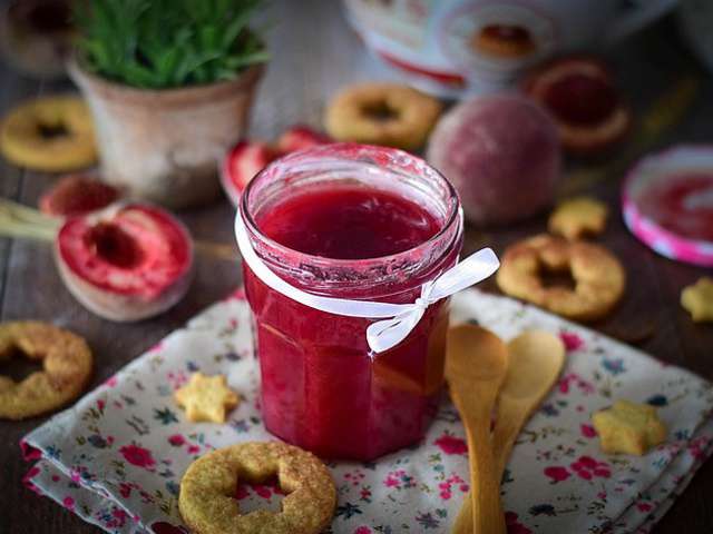 Recettes de Confiture de peche de Cuisimiam
