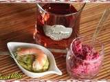 Cocktail vin rosé, fruits rouge et vodka