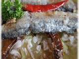Salade tiède de pommes de terre et sa sardine pimentée