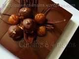 Mille-feuille chocolat marron pour vos fêtes