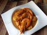 Thaï spicy shrimps in coconut milk…Curry de crevettes façon thaï