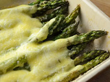 Asperges vertes gratinées
