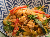 Protéines de soja texturées, une recette d’inspiration thaï