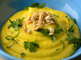 Purée de butternut, curcuma et crème de coco