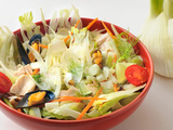 Salade composée au fenouil cru et cuit