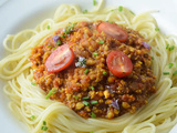 Spaghettis à la bolognaise végé