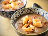 Velouté aux langoustines et cacao