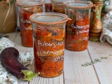 Bocaux d’aubergines à la Parmigiana