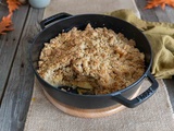 Crumble aux pommes en cocotte