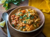 Curry végétarien au chou-fleur et brocoli