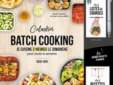 Découvrez mon dernier livre « Calendrier Batch Cooking 2020-2021 »
