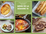 Menu pour la semaine du lundi 5 au dimanche 11 mai 2025