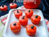 Potimacarons {Macarons au Potimarron en forme de Citrouille pour Halloween!}