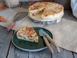 Quiche sans pâte aux courgettes et tomates