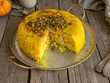 Riz à l’iranienne au poulet façon Tahchine