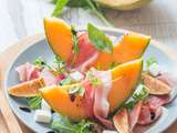 Salade estivale au Melon, Jambon & Figues fraîches