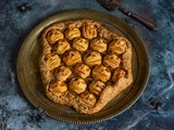 Tarte aux pommes façon têtes réduites – recette d’Halloween