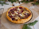 Tarte fine camembert & Cranberry