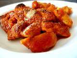 Gnocchis de carotte sauce tomate ortie anis