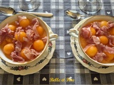 Gaspacho de melon au jambon fumé
