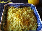 Riz aux citron et parmesan