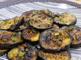 Aubergines rôties aux anchois