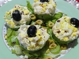 Avocats façon œufs mimosa- entrée froide