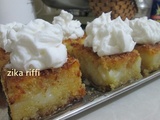 Basboussa aux amandes et ricotta pour ramadan