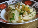 Batata bayda marka bel besbes- plat sans viande de pomme de terre au fenouil- sauce blanche au citron