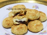 Biscuits rustiques ( kross ) aux dattes - noix- pâte au lait caillé et beurre noisette