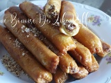 Bourek erranna - cigares traditionnels au miel- aux noix et amandes- pâtisserie bônoises de fêtes