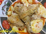 Chtaïtha - tajine de poulet aux gousses d'ail entieres et oeufs - sauce piquante- terroir bônois