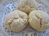 Craqueles au citron- lemon crinkles - biscuits fondants