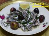 Daniele- sardines sauce blanche a l'ail au citron et persil- terroir bônois