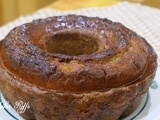 Gâteau du matin- banane et cannelle au sirop de raisins maison