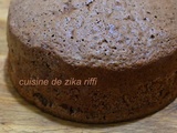 Génoise au chocolat pour bûches- biscuits roulés et cakes