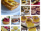 Idées de tartelettes et petits gâteaux- pâtisserie pour desserts et les fêtes