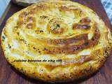 Khobz el warda -pain brioché façonnage fleur au four