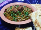 Loubia khadra marka ou tajine de haricots verts au mouton